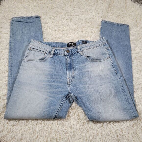 D-ID Mens Slim Fit Pattern 330 Jeans 36x32 - Picture 5 of 10